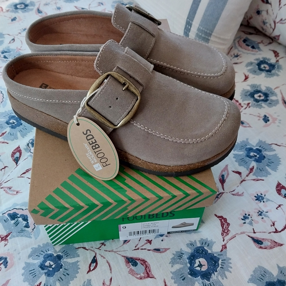 White Mountain NWT Bueno clog mule